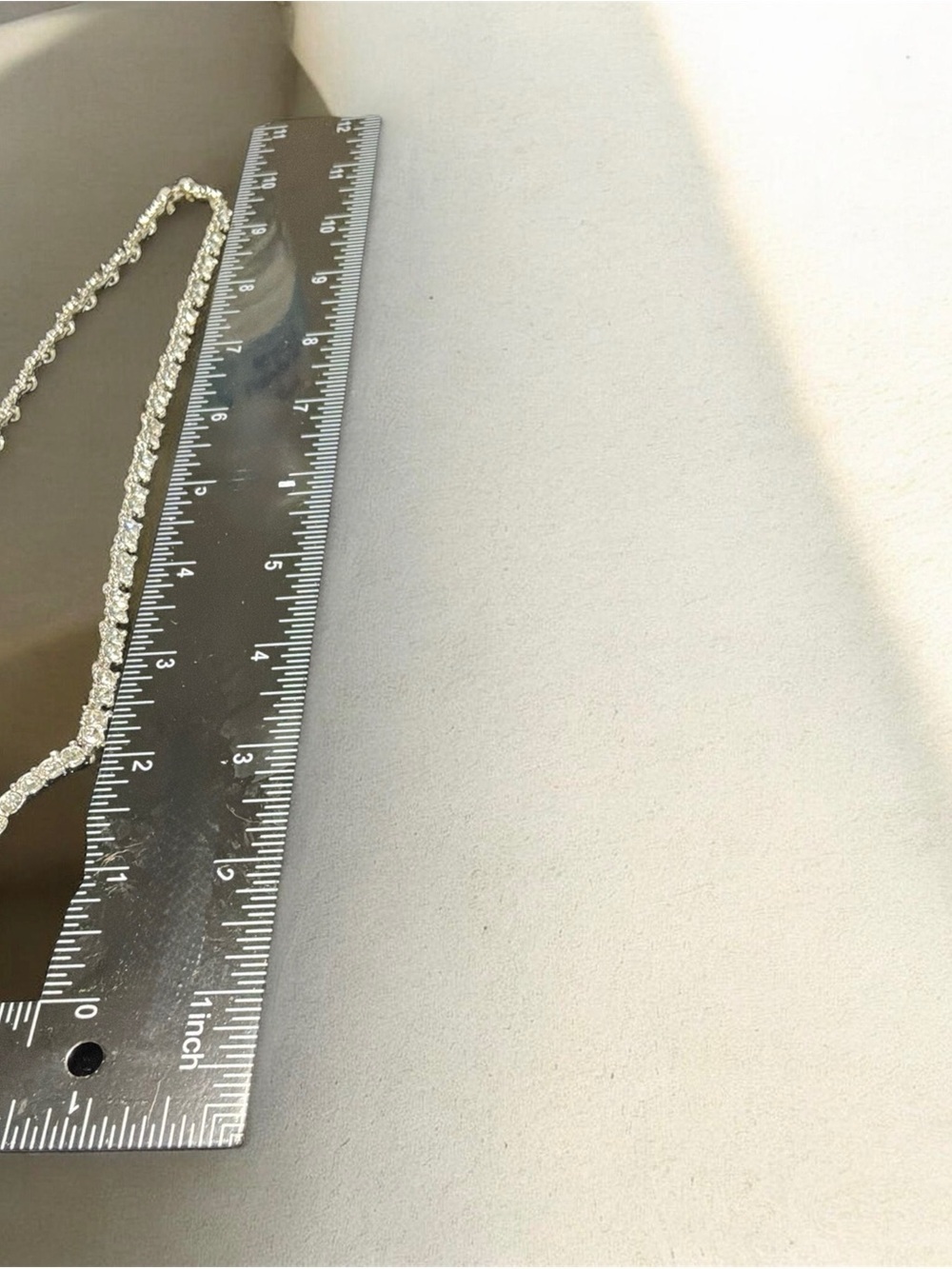 Signed Napier Sparkling Clear Rhinestone Y-Drop Lariat Necklace 18” Teardrop 32g - Picture 5 of 11